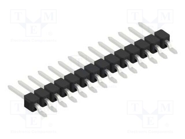Connector: pin strips; pin header; male; PIN: 14; 2.54mm; SMT; 1x14