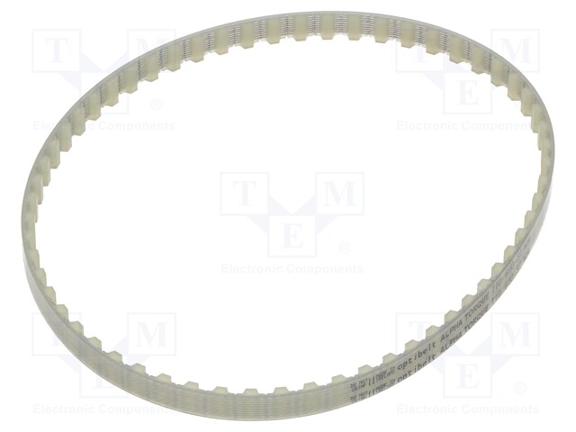 Timing belt; T10; W: 10mm; H: 4.5mm; Lw: 600mm; Tooth height: 2.5mm