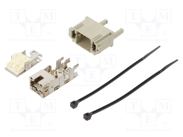 Connector: HDC; contact insert; female; MIXO DATA; 1A; 50V; UL94V-0