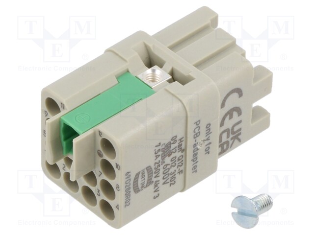 Han Q12-F for PCB-Adapter
