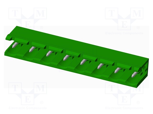 Connector: pluggable terminal block; socket; male; angled 90°