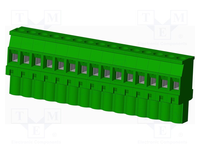 Connector: pluggable terminal block; plug; female; angled 90°