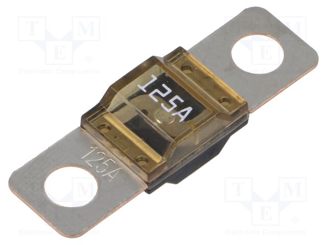 Fuse: fuse; 125A; 32÷72VDC; 41mm