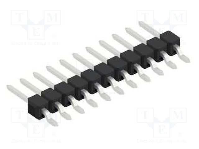 Connector: pin strips; pin header; male; PIN: 11; 2.54mm; SMT; 1x11