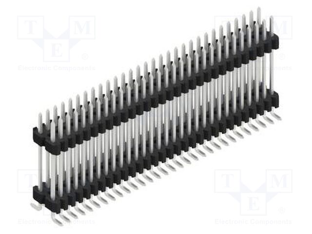 Connector: pin strips; pin header; male; PIN: 60; 1.27mm; SMT; 2x30