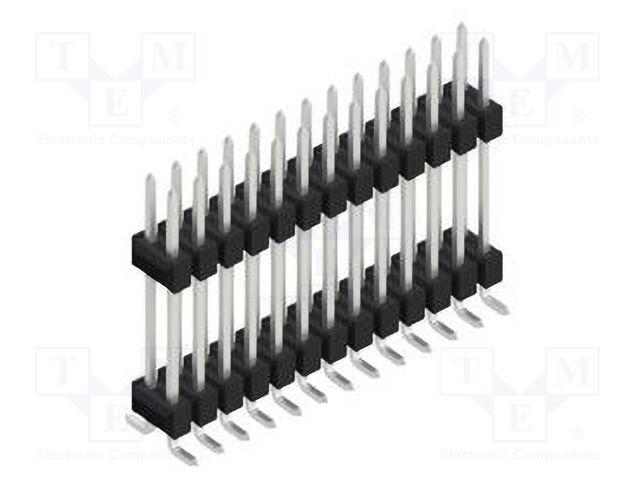 Connector: pin strips; pin header; male; PIN: 26; 2.54mm; SMT; 2x13