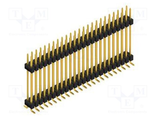 Connector: pin strips; pin header; male; PIN: 48; 2.54mm; SMT; 2x24