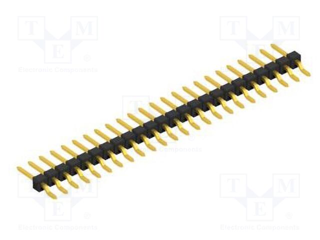 Connector: pin strips; pin header; male; PIN: 24; 2.54mm; SMT; 1x24