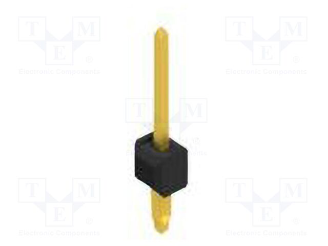 Connector: pin strips; pin header; male; PIN: 1; 2.54mm; THT; 1x1