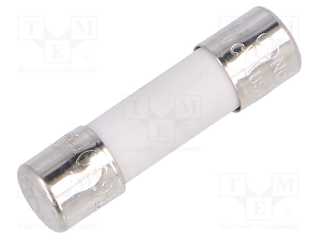 Fuse: fuse; 630mA; 500VAC; ceramic,cylindrical; 5x20mm