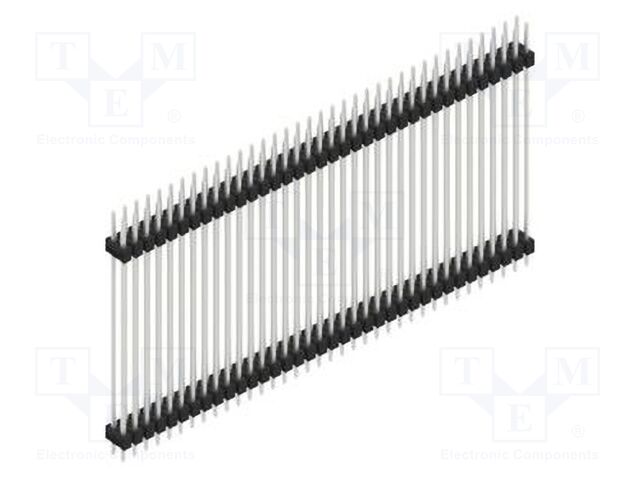 Connector: pin strips; pin header; male; PIN: 72; 2.54mm; THT; 2x36