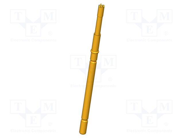 Test needle; Operational spring compression: 4mm; 8A; Ø: 1.4mm