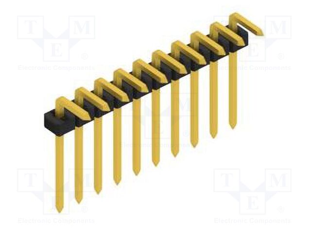Connector: pin strips; pin header; male; PIN: 10; 2mm; THT; 1x10