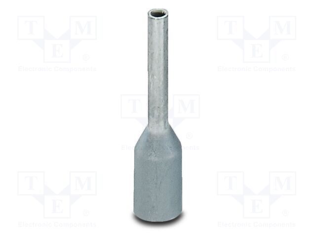 Tip: bootlace ferrule; insulated; copper; 0.14mm2; Bit len: 6mm