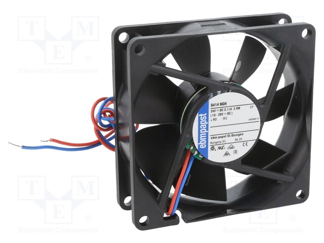 Fan: DC; axial