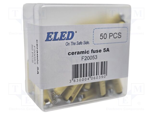 Fuse: fuse; 5A; 32VDC; ceramic,automotive; 6x25mm