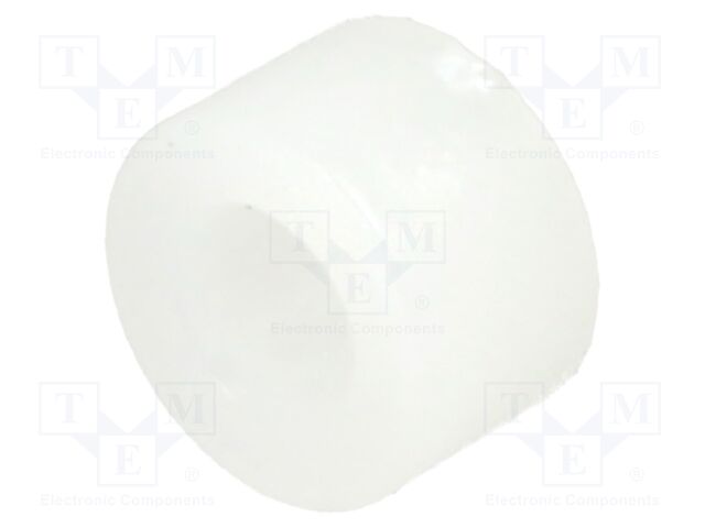 Washer; round; D=5mm; h=3mm; POM; natural