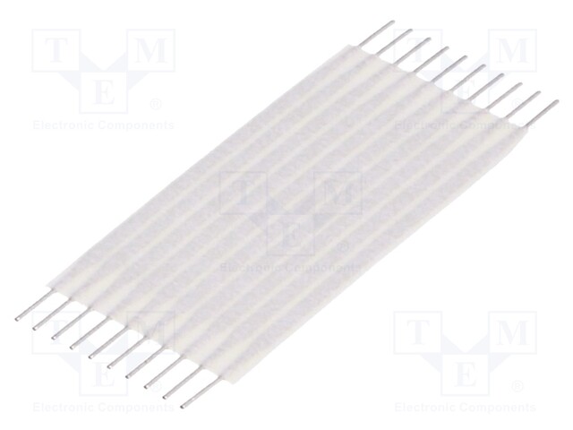 Connector: jumper cable; Cable ph: 1.27mm; L: 25.4mm; straight