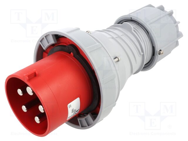 Connector: AC supply 3-phase; plug; male; 125A; 400VAC; IEC 60309
