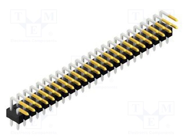 Connector: pin strips; pin header; male; PIN: 48; 2.54mm; THT; 2x24