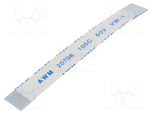 FFC cable; Cores: 12; Cable ph: 0.5mm; contacts on the same side