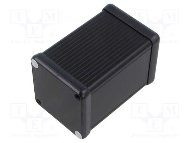 Enclosure: with panel; 1455; X: 54mm; Y: 80mm; Z: 54mm; aluminium