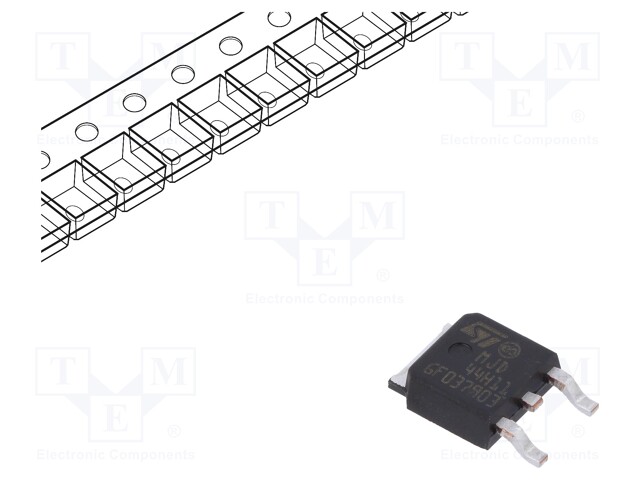 Transistor: NPN; bipolar; 80V; 8A; 20W; DPAK