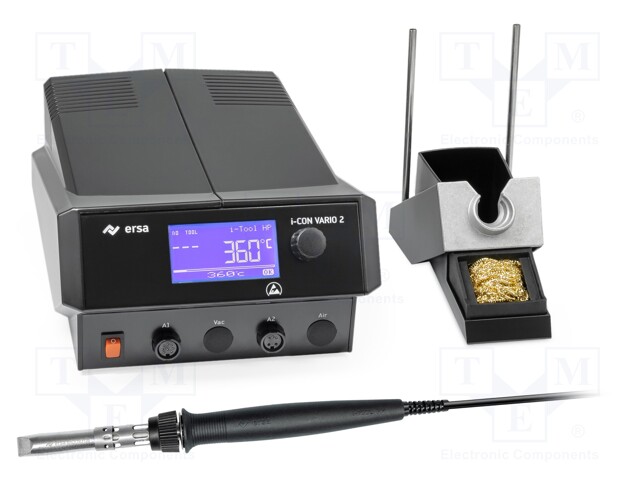 Soldering station; Station power: 200W; 150÷450°C; ESD