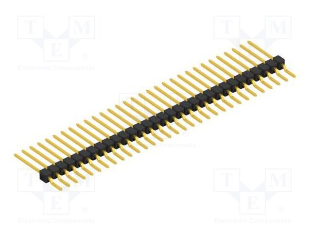 Connector: pin strips; pin header; male; PIN: 31; 2.54mm; SMT; 1x31