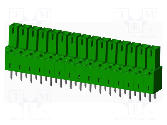 Connector: pluggable terminal block; socket; female; straight