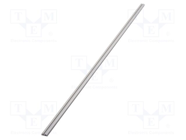 Profiles for LED modules; silver; 1m; JAZ; aluminium; anodized