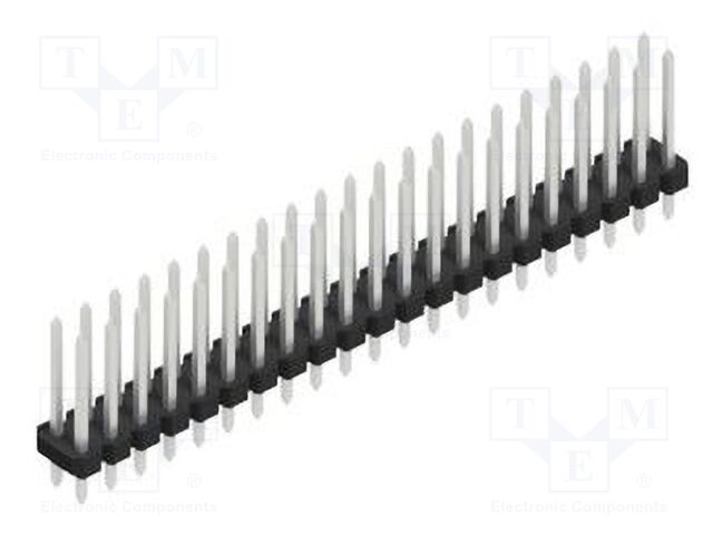 Connector: pin strips; pin header; male; PIN: 42; 2.54mm; THT; 2x21