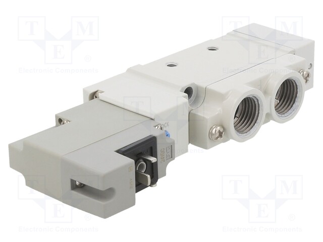 Electromagnetic valve; 5/2 monostable; G 1/4"; Temp: -10÷50°C