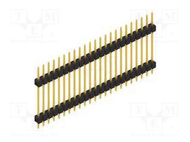 Connector: pin strips; pin header; male; PIN: 23; 2.54mm; THT; 1x23