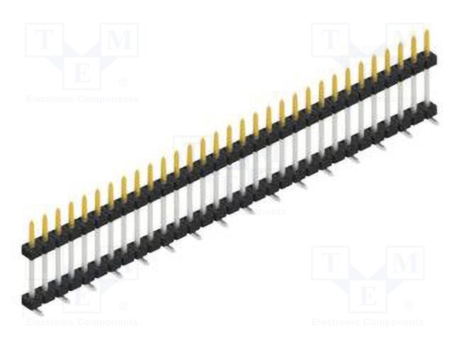 Connector: pin strips; pin header; male; PIN: 31; 2mm; SMT; 1x31