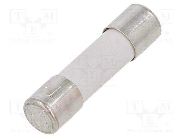 Fuse: fuse; time-lag; 6.3A; 250VAC; ceramic,cylindrical; 5x20mm