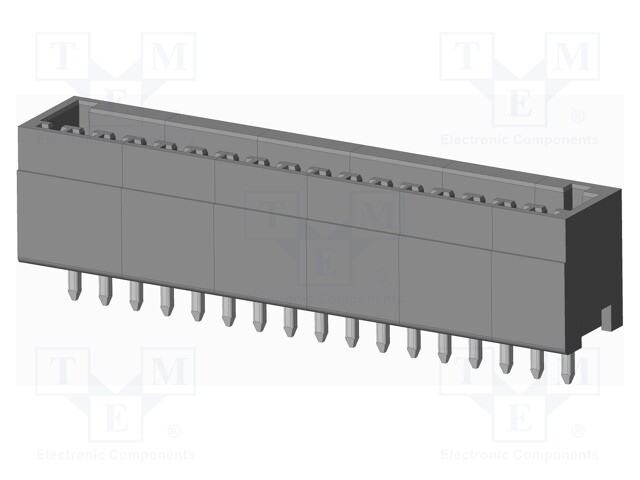 Connector: pluggable terminal block; socket; male; on PCBs