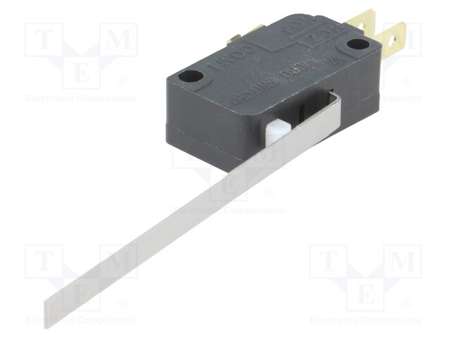 Microswitch SNAP ACTION; with lever; SPDT; 5A/125VAC; Pos: 2