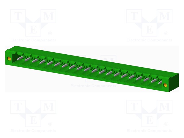 Connector: pluggable terminal block; socket; male; angled 90°