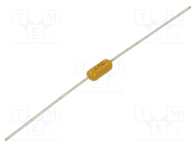 Fuse: fuse; 2A; 125V; time-lag; axial; 3.175x7.11mm; reel
