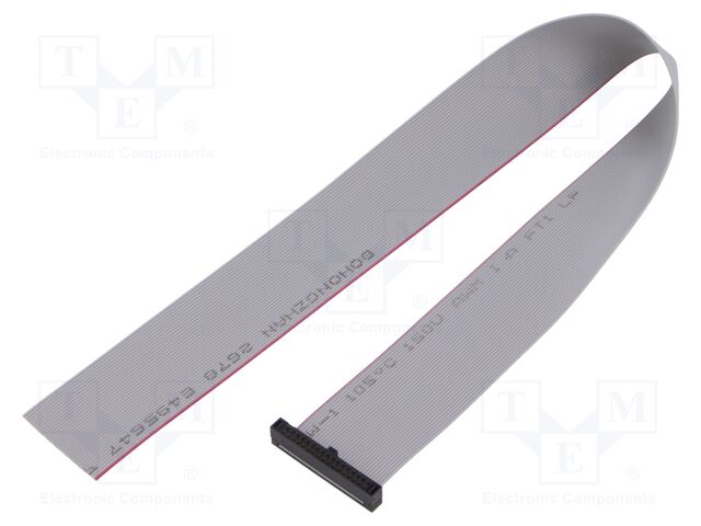 Ribbon cable with IDC connectors; Tape ph: 0.64mm; 304.8mm