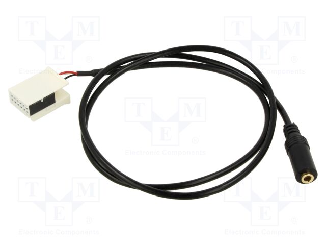 Aux adapter; Jack 3.5mm socket,Quadlock; Audi