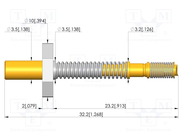 Test needle