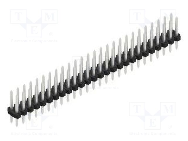 Connector: pin strips; pin header; male; PIN: 52; 2mm; THT; 2x26