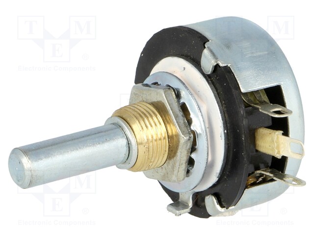 Potentiometer: shaft; single turn; 1kΩ; 2W; ±10%; 6mm; Shaft: smooth
