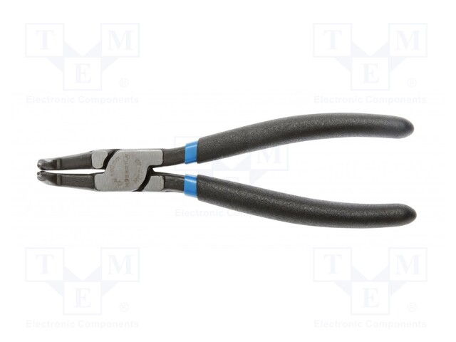 Pliers; for circlip; internal; 19÷60mm; Pliers len: 180mm; angular
