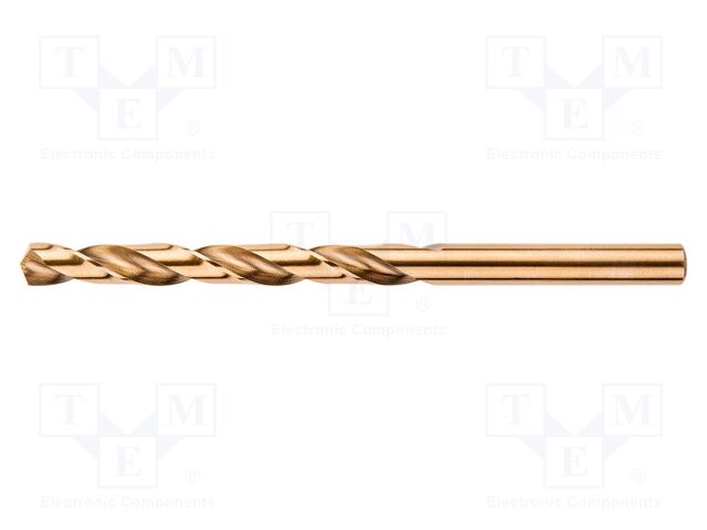 Drill bit; for metal; Ø: 6.5mm; high speed steel cobalt HSS-Co
