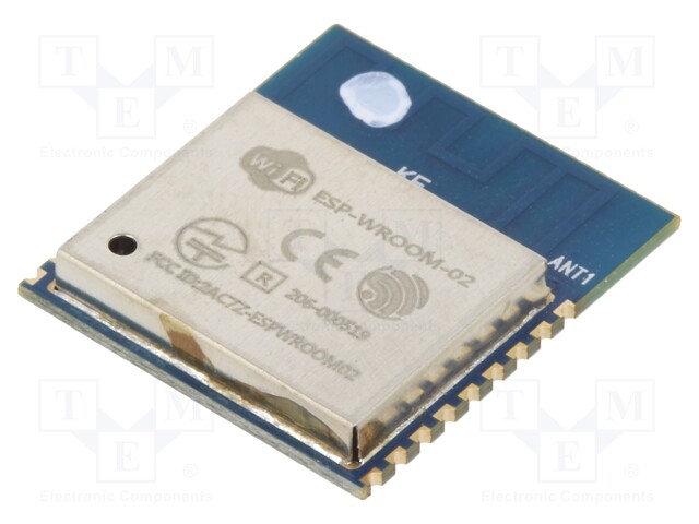 Module: WiFi; PCB; FTP,HTTP,IEEE 802.11b/g/n,IPv4,TCP,UDP; SMD