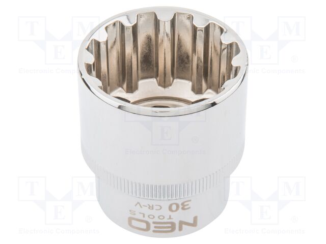 Socket; socket spanner,spline (12-angles); 30mm; 1/2"