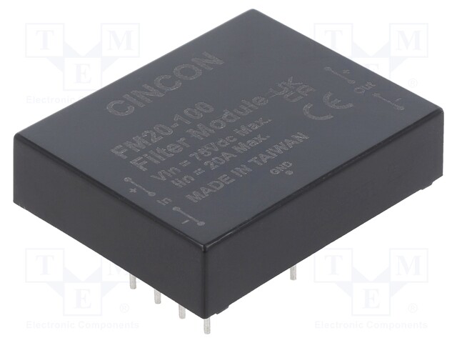 Converter: DC/DC; 50.8x40.6x12.7mm; 55g; THT